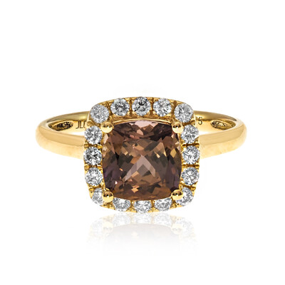 Bague en or et Tanzanite non chauffée