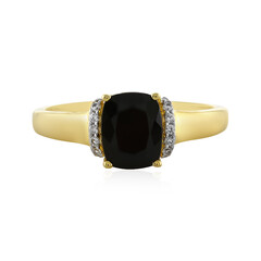 Bague en argent et Tourmaline noire