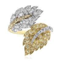 Bague en or et Diamant SI2 jaune (CIRARI)