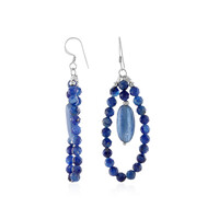 Boucles d'oreilles en argent et Kyanite