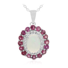 Collier en argent et Opale Welo