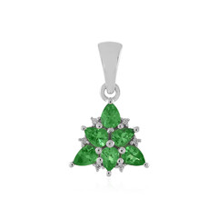 Pendentif en argent et Grenat Tsavorite