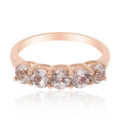 Bague en or et Morganite AAA