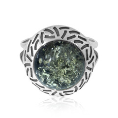 Bague en argent et Ambre baltique