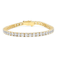 Bracelet en argent et Topaze blanche