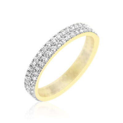 Bague en or et Diamant du Canada VS2 (G)