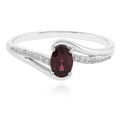 Bague en argent et Grenat de Tocantin