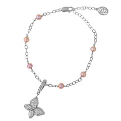 Bracelet en argent et Perle de culture d'eau douce (Dallas Prince Designs)