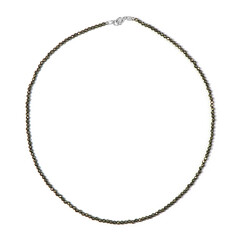 Collier en argent et Pyrite