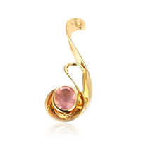 Pendentif en argent et Quartz rose