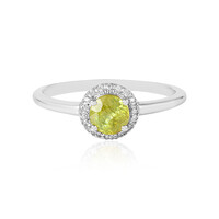 Bague en argent et Sphène