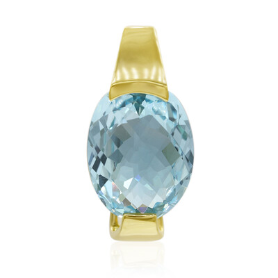 Pendentif en argent et Topaze bleu ciel