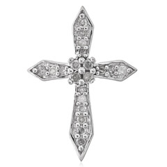 Pendentif en argent et Diamant I2 (I)