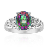Bague en argent et Quartz mystique
