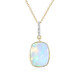 Collier en or et Opale Welo