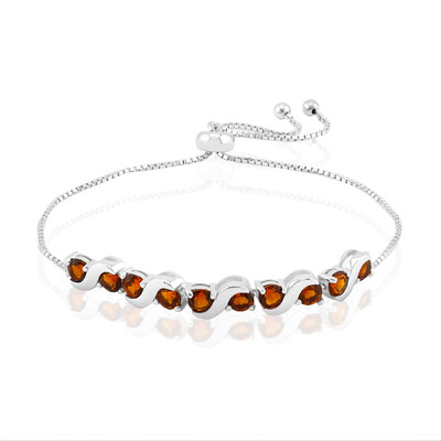 Bracelet en argent et Citrine Madère