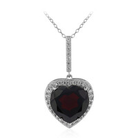 Collier en argent et Grenat d'Inde