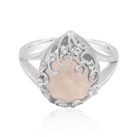 Bague en argent et Quartz rose