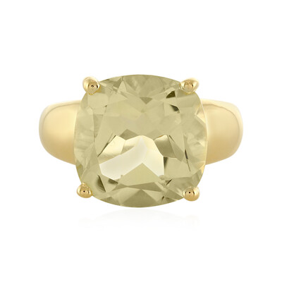 Bague en argent et Quartz citron