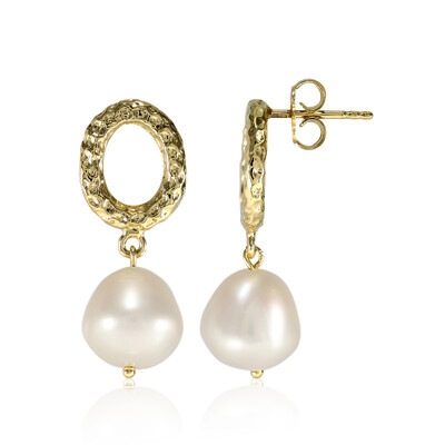 Boucles d'oreilles en argent et Perle de culture d'eau douce (TPC)