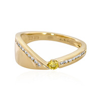 Bague en or et Diamant SI2 jaune (de Melo)
