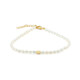 Bracelet en argent et Perle blanche de culture d'eau douce