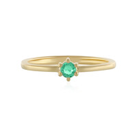 Bague en argent et Emeraude de Colombie