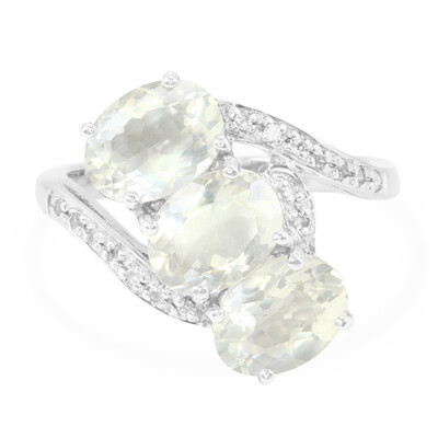 Bague en argent et Orthose