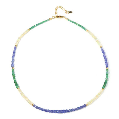 Collier en argent et Tanzanite