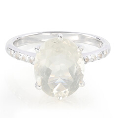 Bague en argent et Orthose