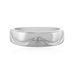 Bague en argent et Diamant I4 (J)