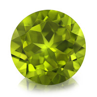  Péridot du Cachemire 7,75 ct (gemme et boîte de collection)
