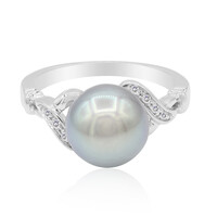 Bague en or et Perle de culture de Tahiti (TPC)