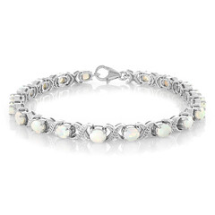 Bracelet en argent et Opale Welo