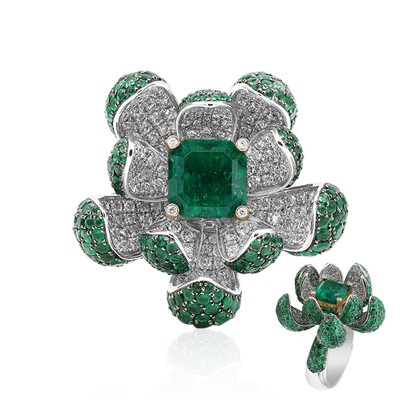 Bague en or et Emeraude de Colombie (Estée Collection)
