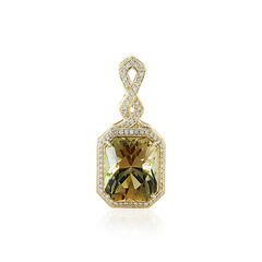 Pendentif en or et Pierre du Soleil de l’Orégon (AMAYANI)