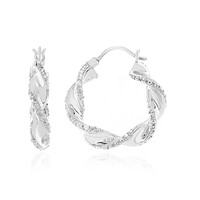 Boucles d'oreilles en argent et Zircon