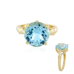 Bague en argent et Topaze bleu ciel