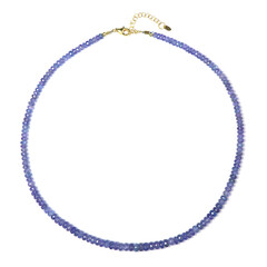 Collier en argent et Tanzanite