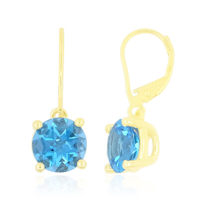 Boucles d'oreilles en or et Topaze de Marambaia