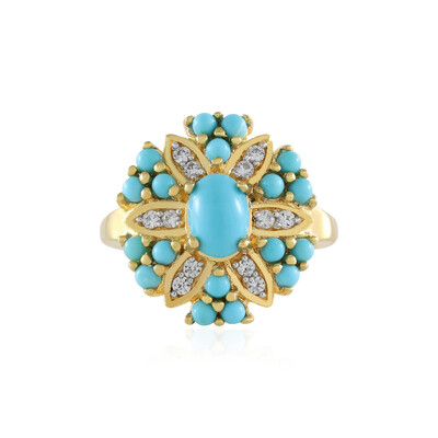 Bague en argent et Turquoise Sleeping Beauty (Faszination Türkis)