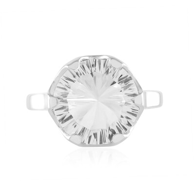 Bague en argent et Quartz blanc