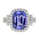 Bague en or et Tanzanite AAA (CIRARI)