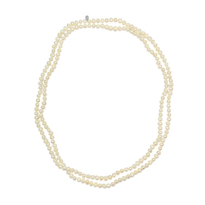 Collier en argent et Perle de culture d'eau douce (TPC)