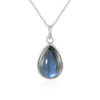 Collier en argent et Labradorite