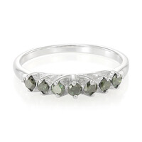 Bague pour homme en argent et Diamant fantaisie
