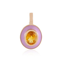 Pendentif en argent et Citrine (Adela Silber)