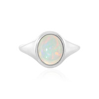 Bague en argent et Opale Welo