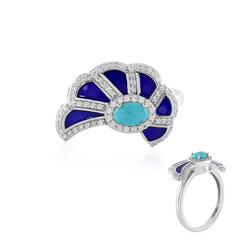 Bague en argent et Turquoise Sleeping Beauty