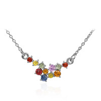 Collier en argent et Saphir